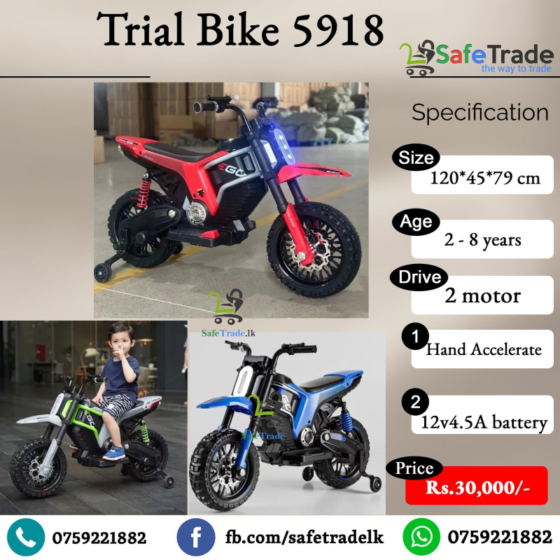 5918 Trial Hand Accelerator Bike