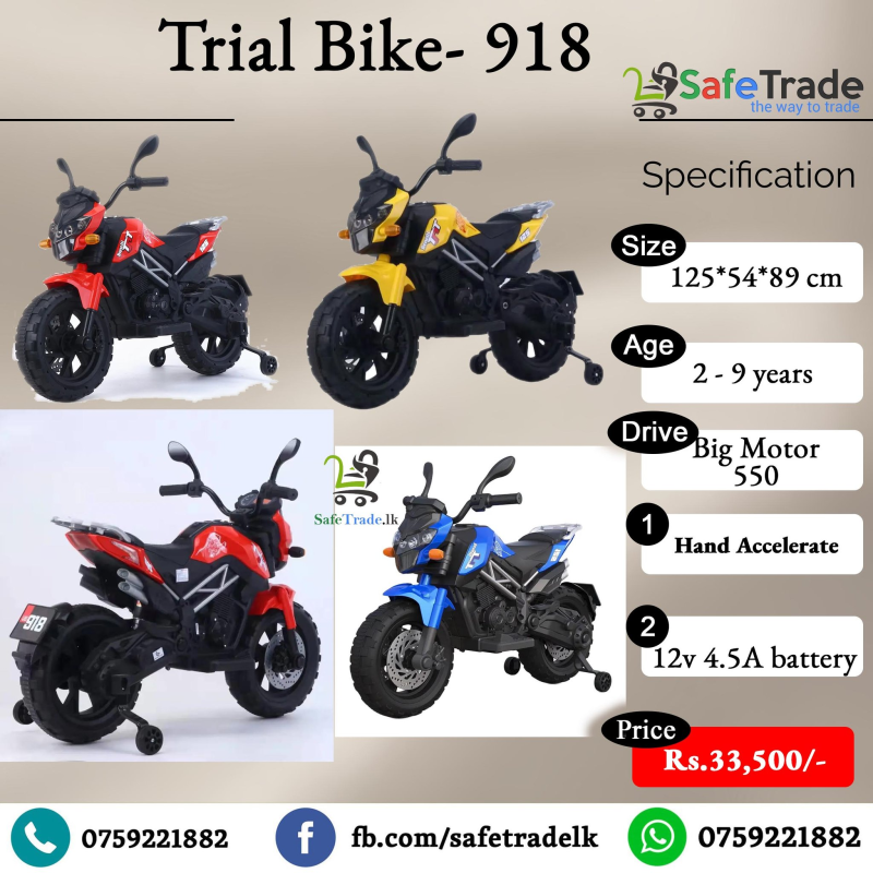 918 Trial Hand Accelerator Bike