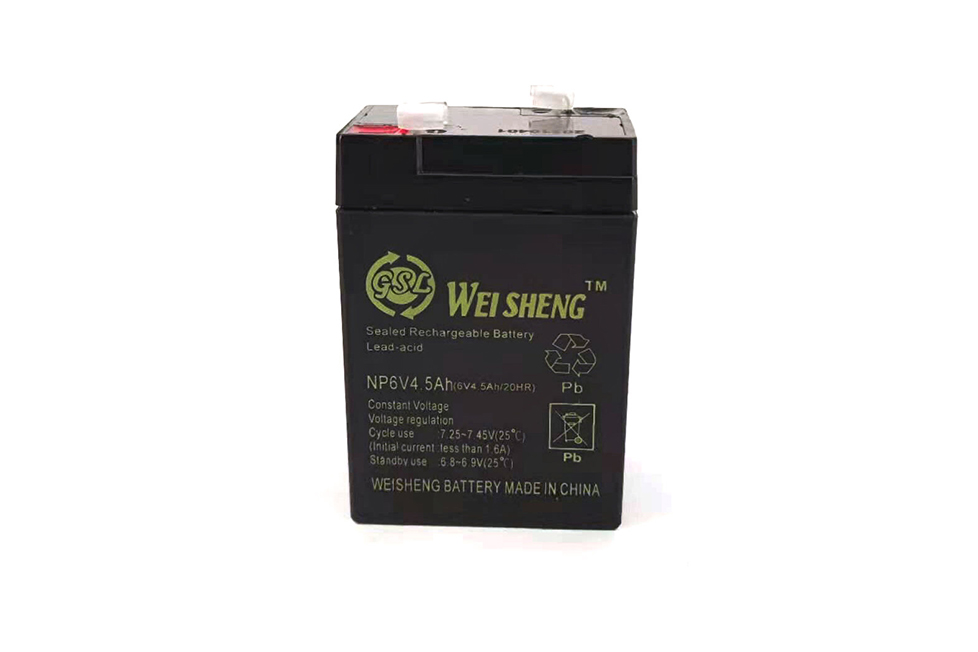 6V 4.5Ah Rechargeable Sealed Battery